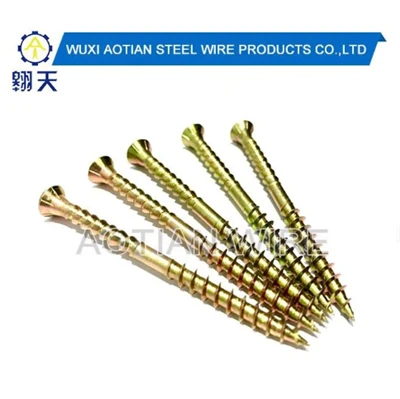 3.5x25mm فیلیپس کانترسونک سر زرد روشن با روکش روی پیچ